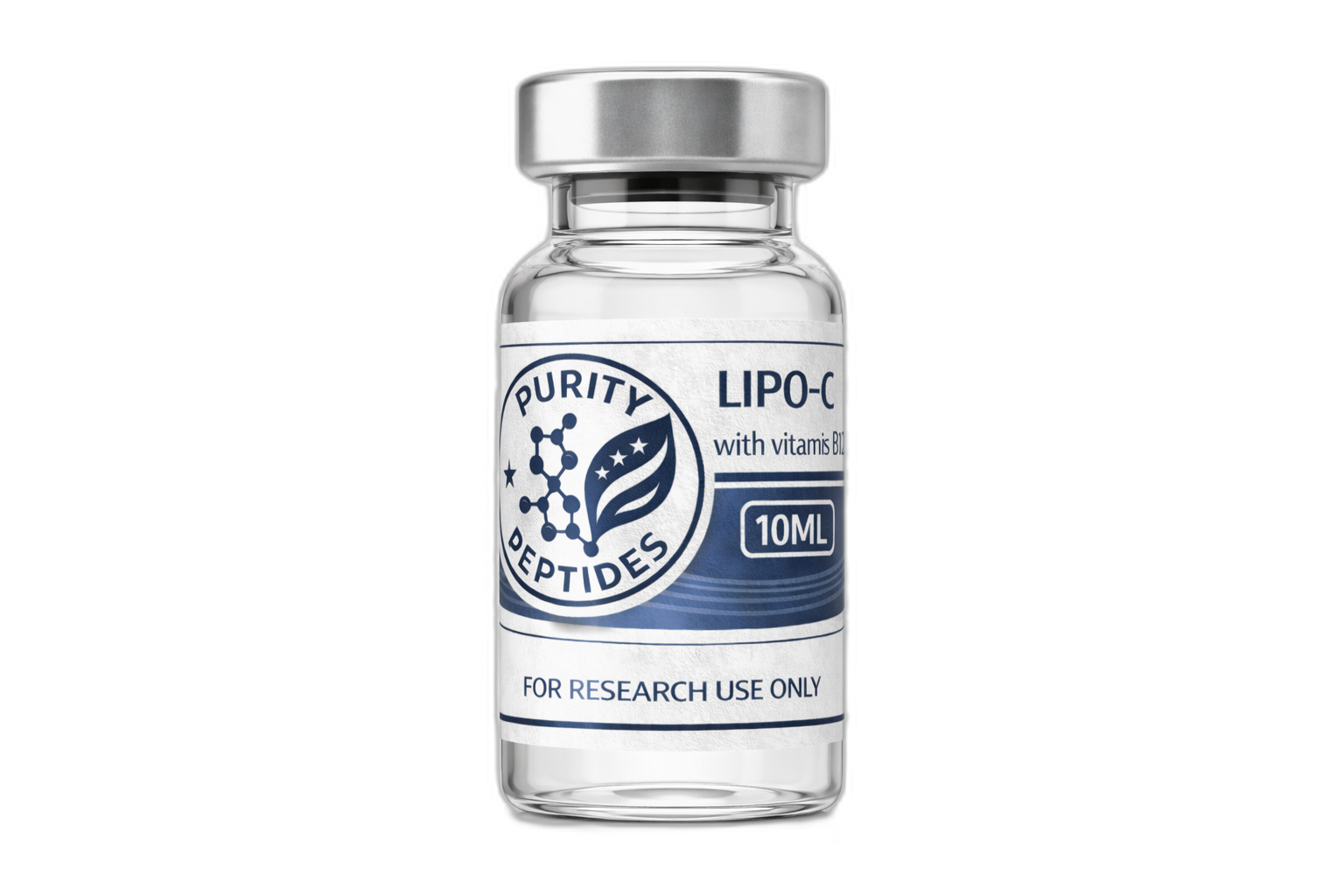 Lipo-C + B12 research peptide vial